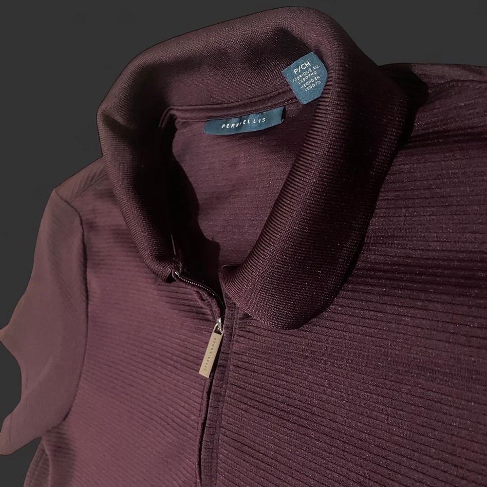 Perry Ellis Dark Purple Polo Shirt